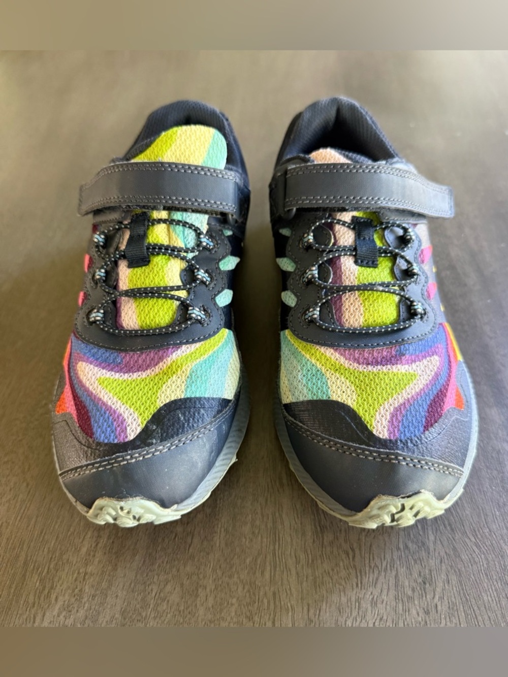 Merrell Nova 2 Rainbow Mountains Hook Loop Athletic Sneakers Big Kids Size 5